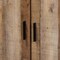 Baxton Studio Cyrille Farmhouse Rustic Finished Wood 3-Door Shoe Cabinet 169-10887 - alternate 4